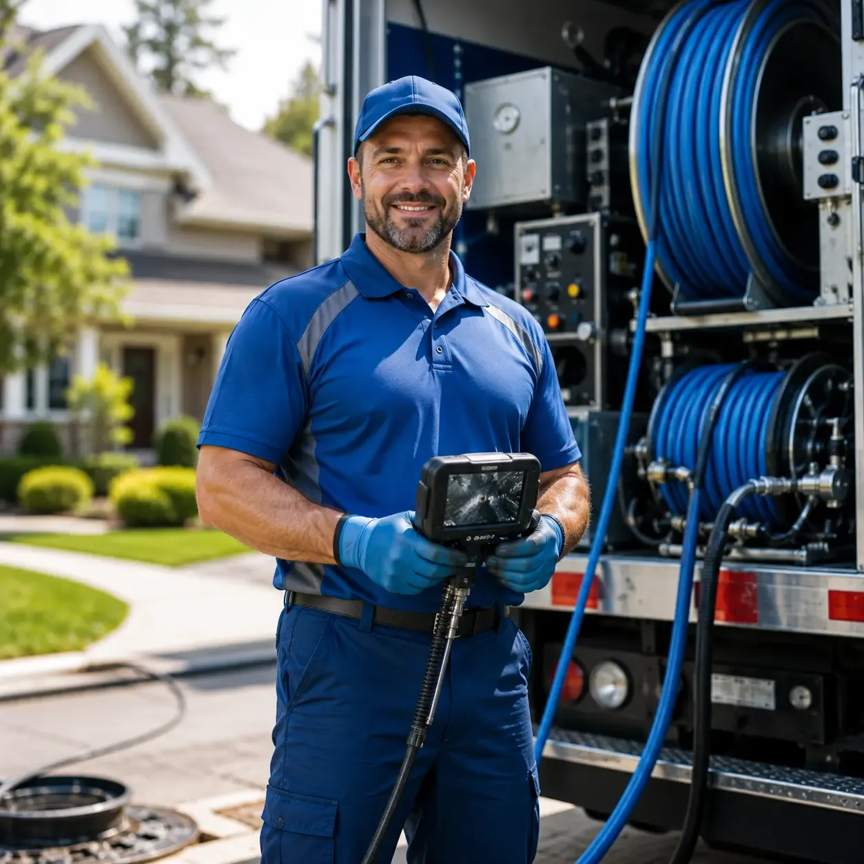 Local outdoor drain cleaning specialists in Sidney, MI
